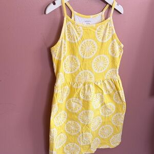 Carter's Sunny Yellow Citrus Print Dress